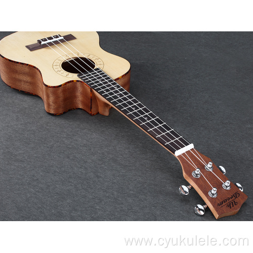 Red tortoise shell trim ukulele